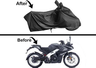 Archistylo Waterproof Two Wheeler Cover for Bajaj(Pulsar RS200 BS6, Black)