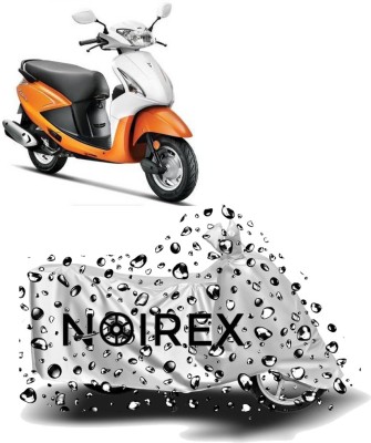 NOIREX Two Wheeler Cover for Hero(Pleasure, Silver)