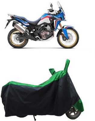 Coxtor Waterproof Two Wheeler Cover for Honda(CRF1000L Africa Twin BS6, Green)