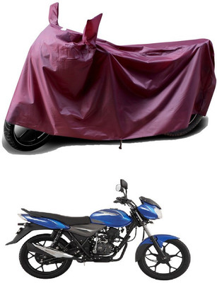 THE REAL ARV Waterproof Two Wheeler Cover for Bajaj(Discover 110, Maroon)