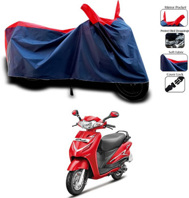 KEDIT Two Wheeler Cover for Hero(Duet LX 110CC, Red)