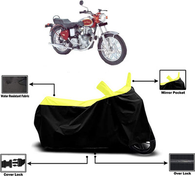 Amexride Two Wheeler Cover for Royal Enfield(Machismo 500, Yellow)