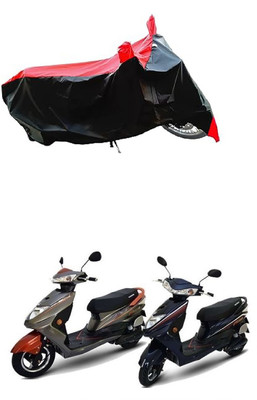 VESMEI Two Wheeler Cover for Okinawa(Ridge, Red)