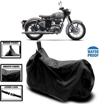 DeepShakshi AUTOMOTIVE Waterproof Two Wheeler Cover for Universal For Bike(Black)