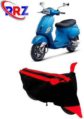 RRZ Waterproof Two Wheeler Cover for Vespa(Vespa SXL, Black, Red)