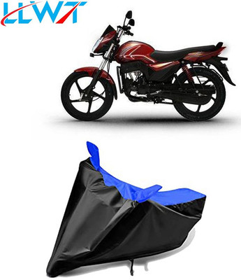 KPIND Waterproof Two Wheeler Cover for Mahindra(Mojo UT 300, Black, Blue)