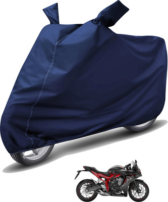 MOCKHE Waterproof Two Wheeler Cover for Honda(CBR 650F, Blue)