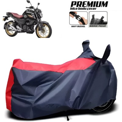 smwzxyu Waterproof Two Wheeler Cover for Yamaha(FZ, Red, Blue)