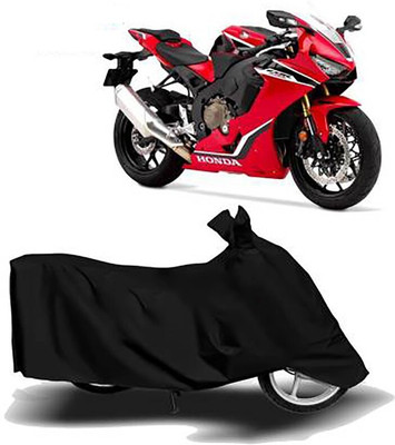 Mdstar Waterproof Two Wheeler Cover for Honda(CBR 1000RR, Black)