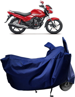 Amexride Two Wheeler Cover for Hero(Achiever, Blue)