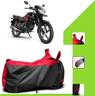 WMIZEXA Two Wheeler Cover for Honda(SP125, Black, Red)
