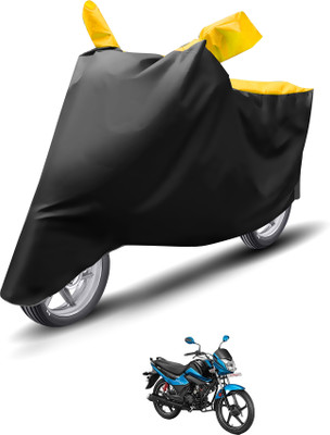 Caronix Waterproof Two Wheeler Cover for Hero(Splendor I Smart, Yellow)