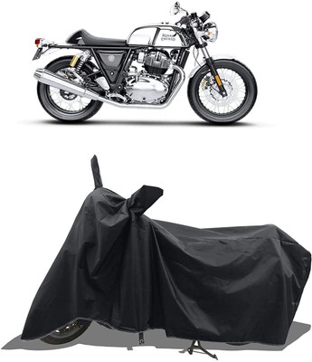 DeepShakshi AUTOMOTIVE Two Wheeler Cover for Royal Enfield(Continental GT 650, Black)
