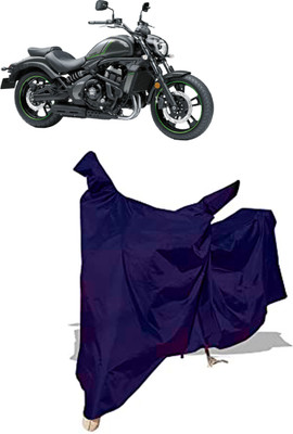 Amexride Two Wheeler Cover for Kawasaki(Vulcan S, Blue)