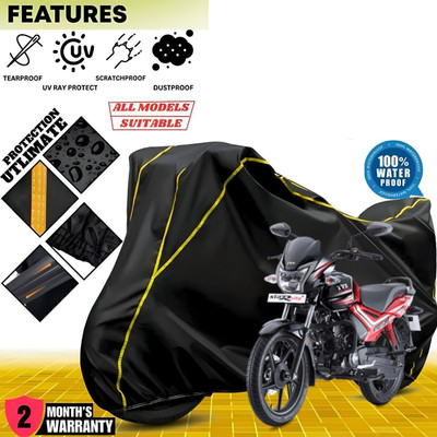 OliverX Waterproof Two Wheeler Cover for TVS(Star City, Black)