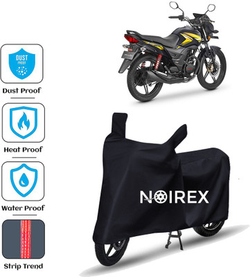 NOIREX Two Wheeler Cover for Honda(CB Shine SP, Black)