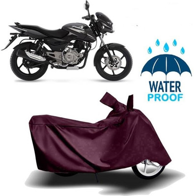 smwzxyu Waterproof Two Wheeler Cover for Bajaj(Pulsar 150, Maroon)