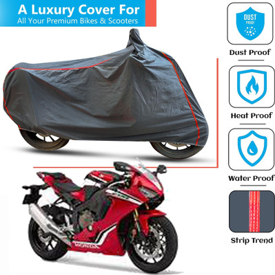 FAMEXON Waterproof Two Wheeler Cover for Honda(CBR1000RR Fireblade, Grey)