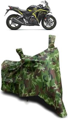 KANISHA ENTERPRISES Waterproof Two Wheeler Cover for Honda(CBR 250R, Green)