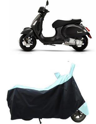 Coxtor Waterproof Two Wheeler Cover for Vespa(Notte 125 BS6, White)