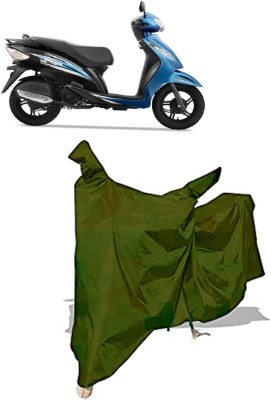 Amexride Two Wheeler Cover for TVS(Wego BS6, Maroon)