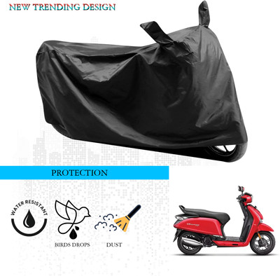 ANTHUB Waterproof Two Wheeler Cover for Hero(Destini 125, Black)