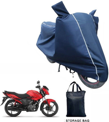 FAMEXON Waterproof Two Wheeler Cover for Hero(Glamour, Blue)