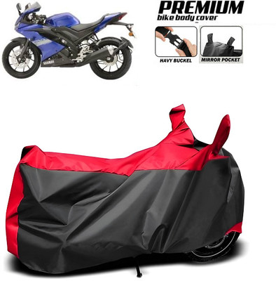 smwzxyu Two Wheeler Cover for Universal For Bike(Red, Black)