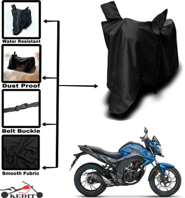 AASHTIK MART Two Wheeler Cover for Honda(CB Hornet 160, Black)