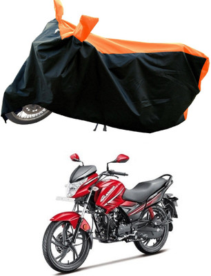 DeepShakshi AUTOMOTIVE Waterproof Two Wheeler Cover for Hero(Glamour i3s BS6, Orange)