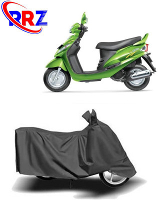 RRZ Waterproof Two Wheeler Cover for Mahindra(Rodeo RZ, Grey)