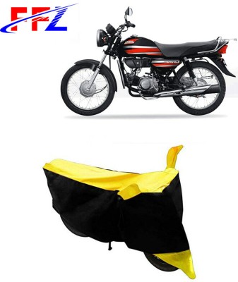 FFZ Waterproof Two Wheeler Cover for Honda(CD Dawn, Black, Yellow)