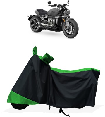 Tricway Two Wheeler Cover for Triumph(Rocket III, Multicolor)