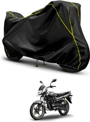 PAGORA Waterproof Two Wheeler Cover for Bajaj(Platina 110, Black, Black)