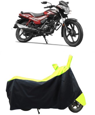 Coxtor Waterproof Two Wheeler Cover for TVS(Star City Plus, Yellow)