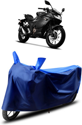 MADAFIYA Waterproof Two Wheeler Cover for Suzuki(Gixxer Special Edition, Blue)