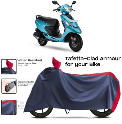 HWSXQAE Two Wheeler Cover for TVS(Scooty Zest BS6, Red, Blue)