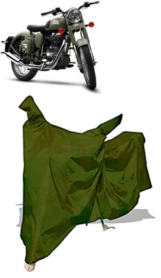Amexride Two Wheeler Cover for Royal Enfield(Battle, Maroon)