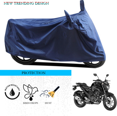 ANTHUB Waterproof Two Wheeler Cover for Yamaha(FZ-25, Blue)