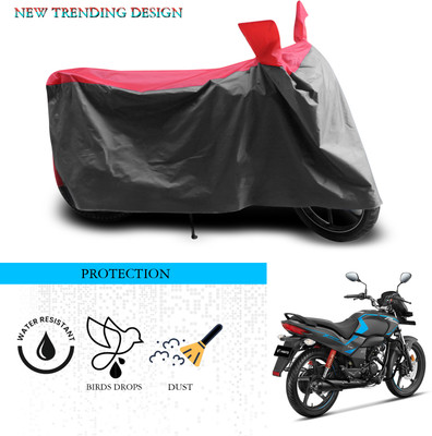 ANTHUB Waterproof Two Wheeler Cover for Hero(Passion Xpro, Grey, Red)