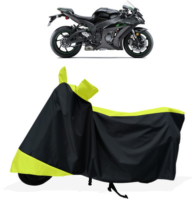 Tricway Two Wheeler Cover for Kawasaki(Ninja ZX-10R SE, Yellow)