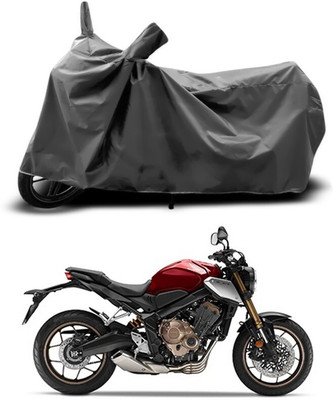 DeepShakshi AUTOMOTIVE Two Wheeler Cover for Honda(CBR 650F, Grey)