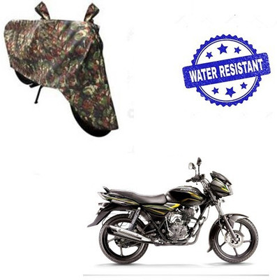 DeepShakshi AUTOMOTIVE Waterproof Two Wheeler Cover for Bajaj(Discover 100 DTS-i, Multicolor)