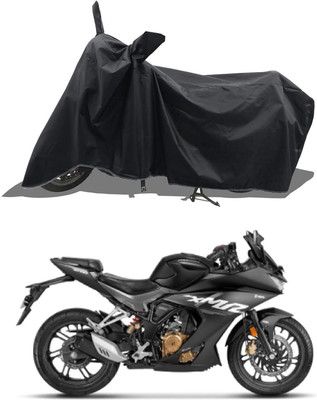 KANISHA ENTERPRISES Waterproof Two Wheeler Cover for Hero(Karizma ZMR, Black)