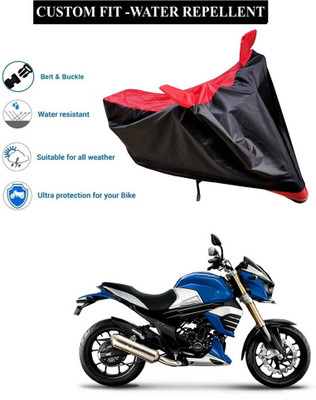 GOSHIV-car and bike accessories Waterproof Two Wheeler Cover for Mahindra(Red)