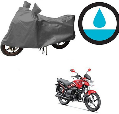 DeepShakshi AUTOMOTIVE Waterproof Two Wheeler Cover for Hero(Passion Xpro, Grey)