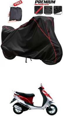 DeepShakshi AUTOMOTIVE Two Wheeler Cover for Kinetic(Zing, Black)