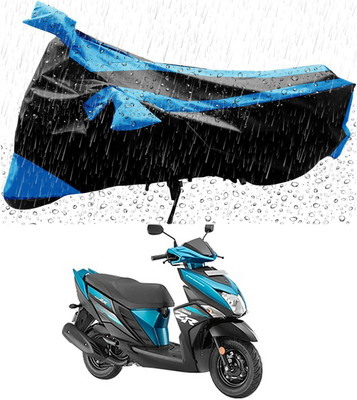 DeepShakshi AUTOMOTIVE Two Wheeler Cover for Yamaha(Cygnus Ray ZR, Blue, Black)