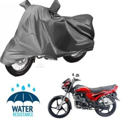 Tritika Waterproof Two Wheeler Cover for Hero(Passion Plus, Grey)