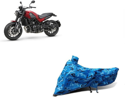 Anlopeproducts Waterproof Two Wheeler Cover for Benelli(Leoncino 800, Blue)